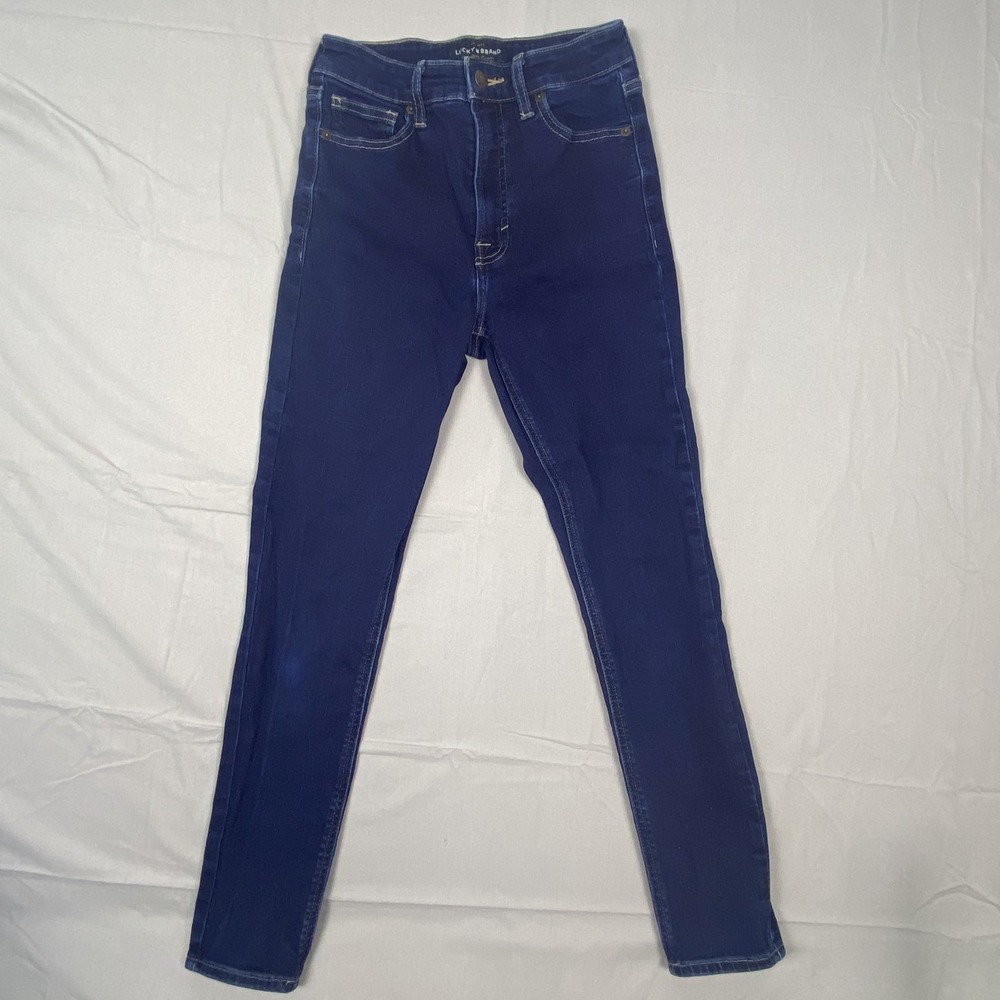 Lucky Brand Bridgette Skinny Jeans Womens 2/26 Blue Denim Cotton Stretch Casual